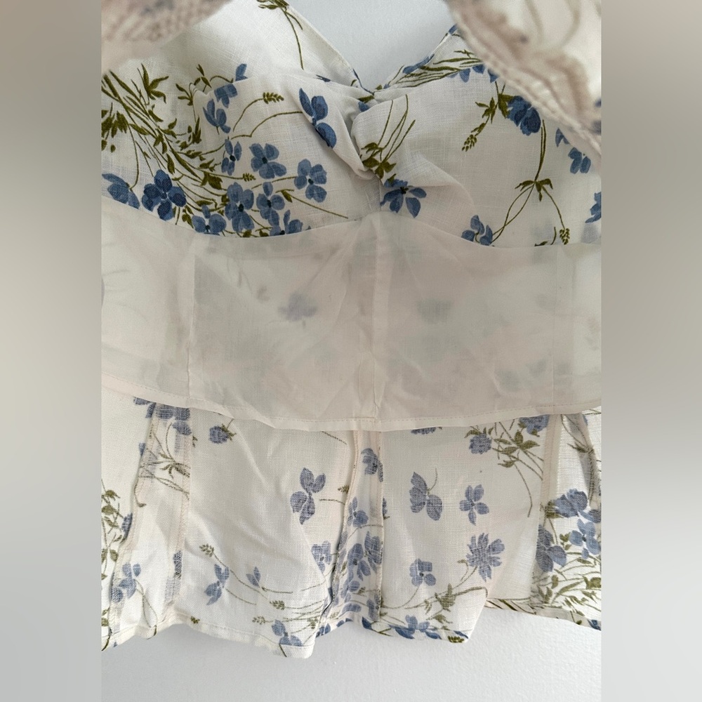 Reformation Linen Floral Tube top! - Picture 6 of 7
